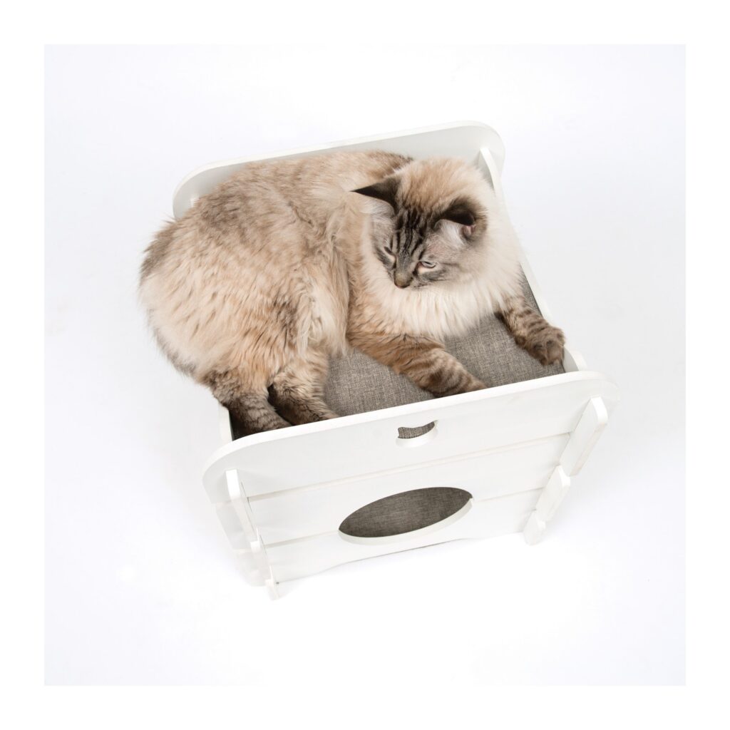 Domek Catit Vesper Cottage Dla Kota Biały 50x50x49cm