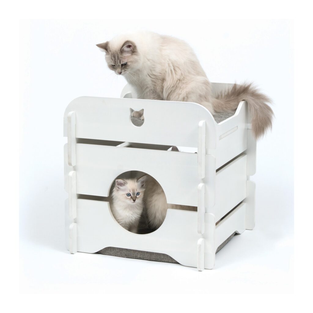Domek Catit Vesper Cottage Dla Kota Biały 50x50x49cm