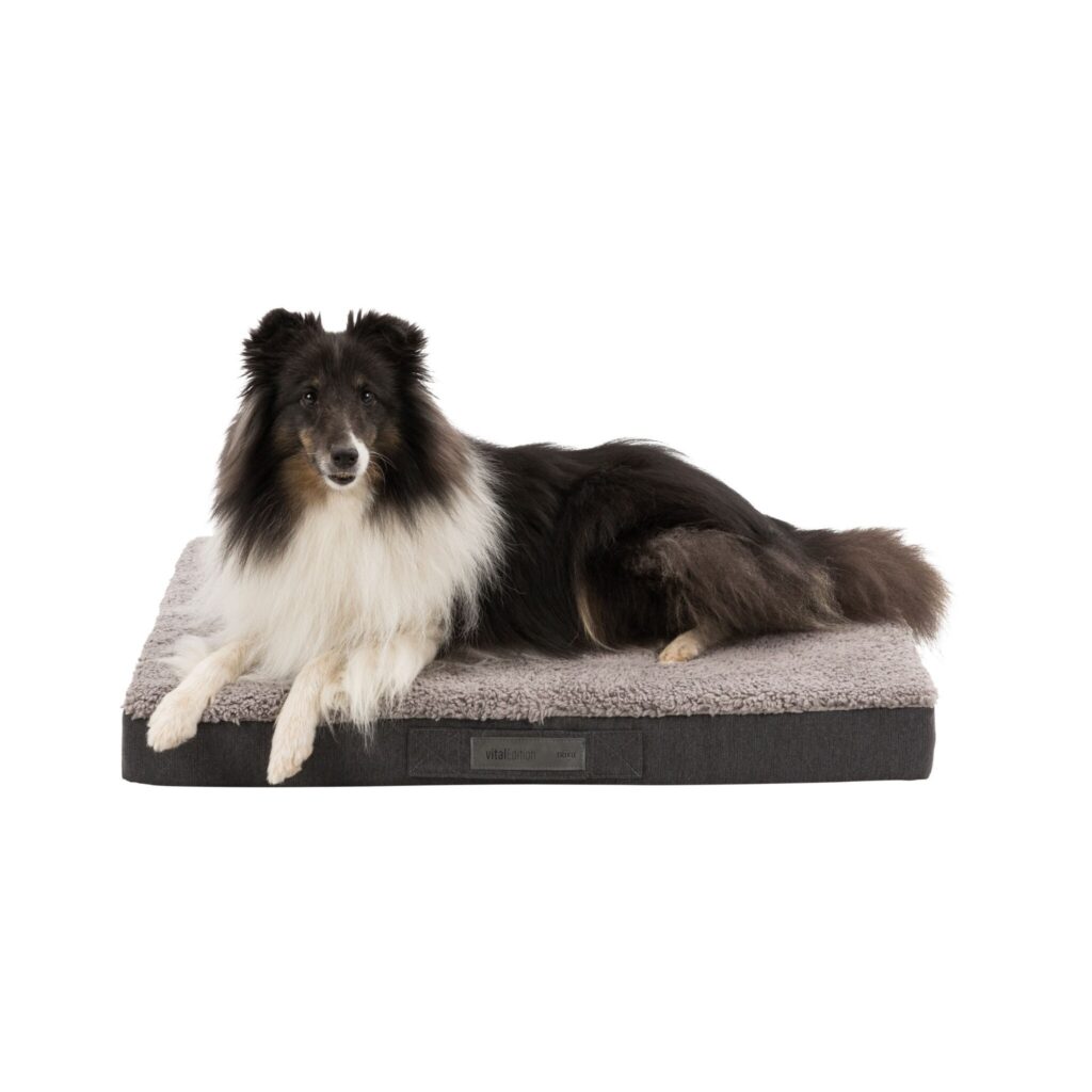 Materac Dla Psa – Vital Bendson -120 × 72 cm – Ciemnoszary/Jasnoszary