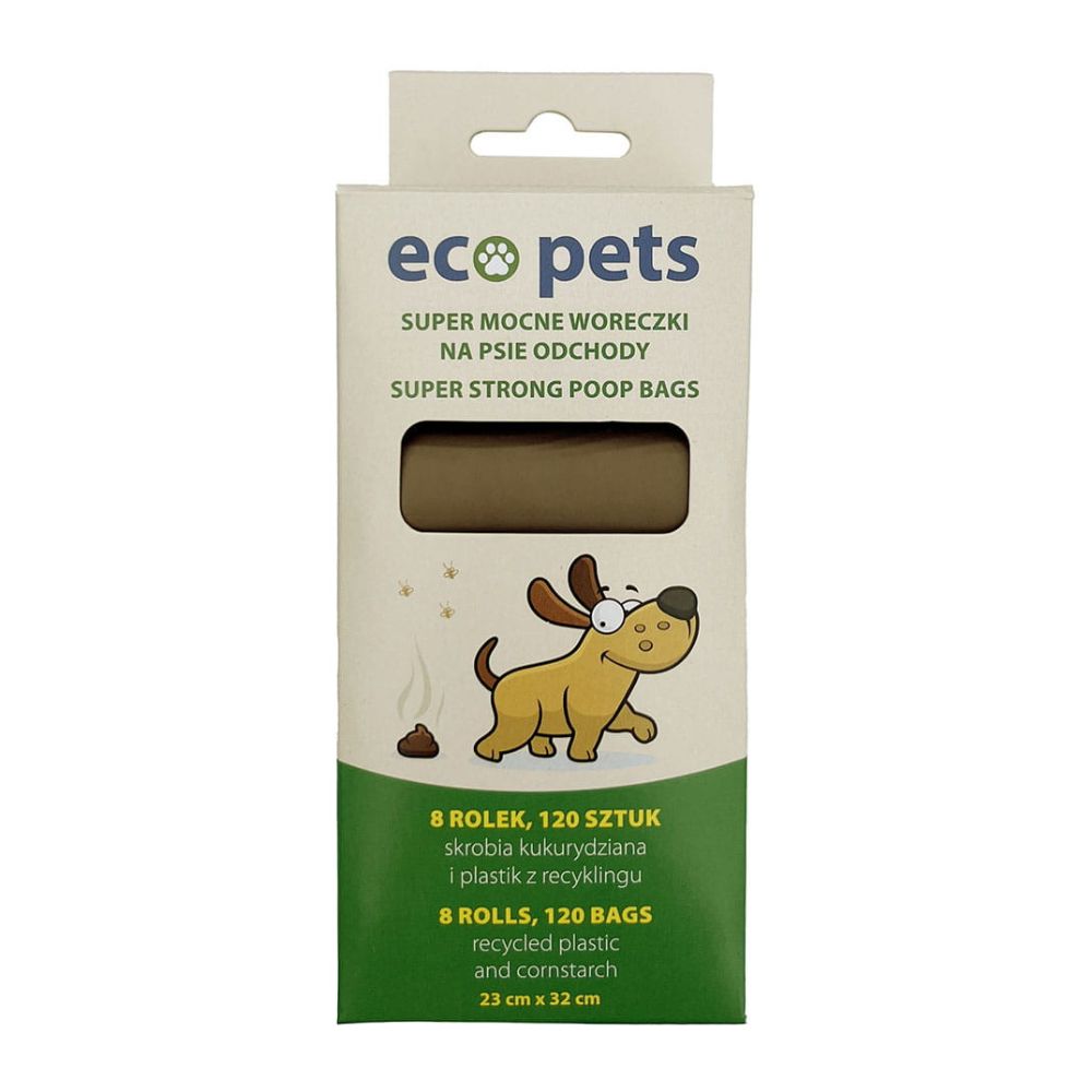 Worki na odchody dla psa – Eco Pets – 120 szt.