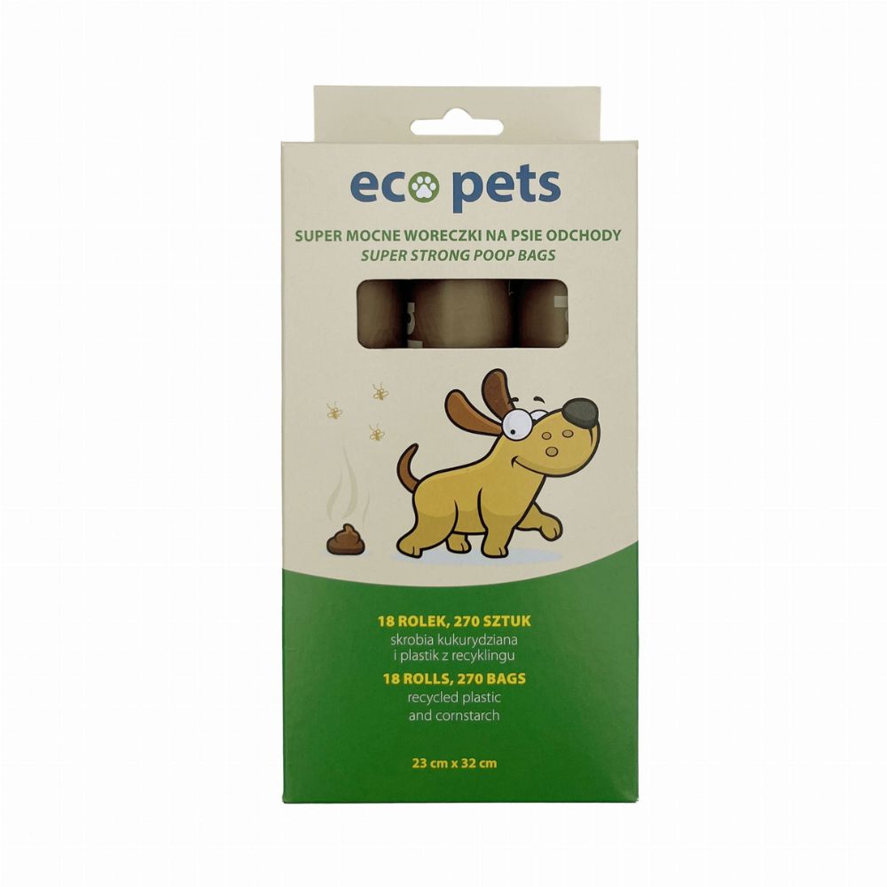 Worki na odchody dla psa – Eco Pets – 270 szt.