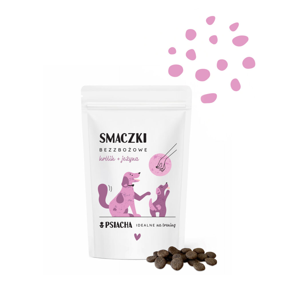 Smaczki bezzbożowe – królik + jeżyna