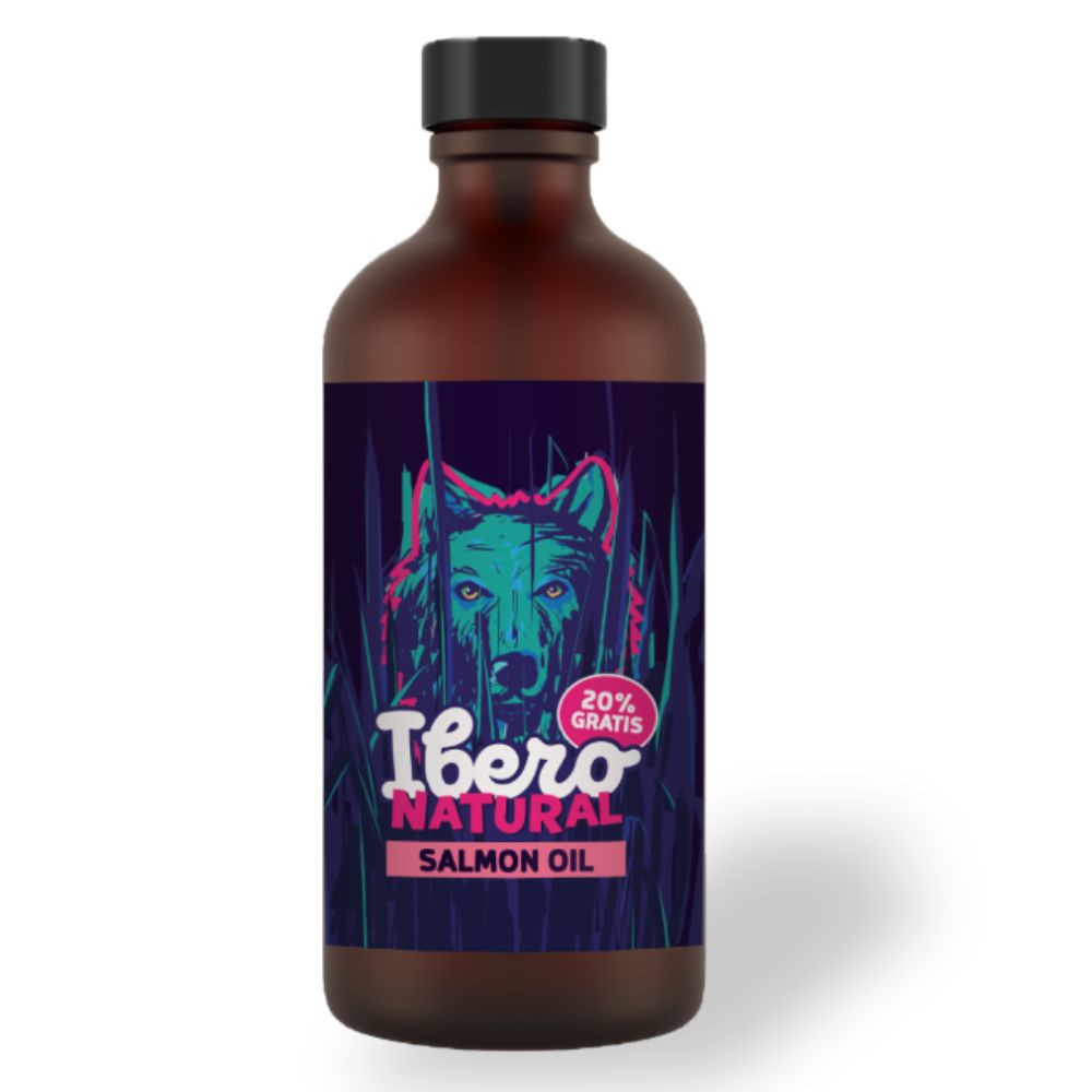 Ibero Natural – Olej z łososia dla psa – tłoczony na zimno – 300 ml
