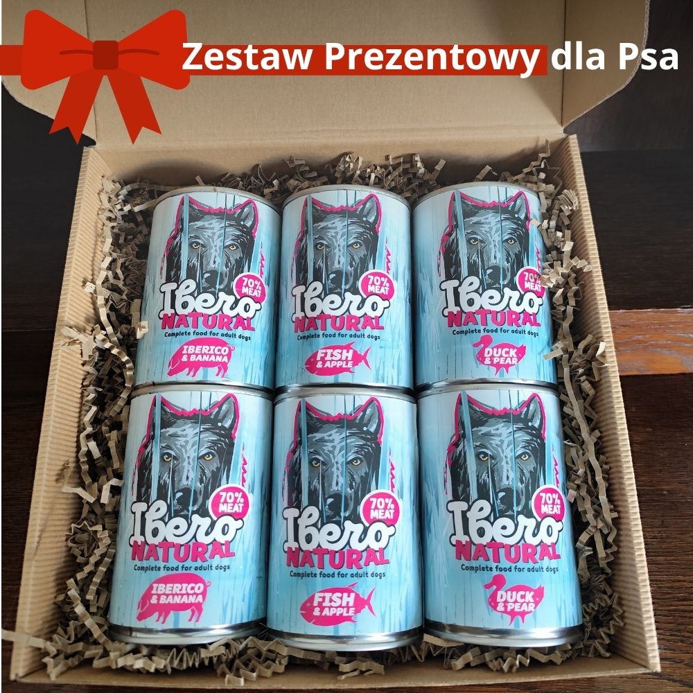 Zestaw Prezentowy dla Psa No.1 – Ibero Complete Taste Box – 6×400 g