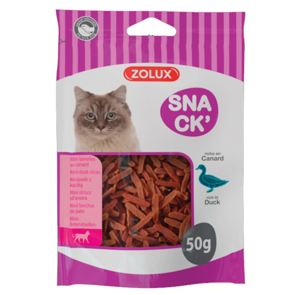 ZOLUX Przysmak dla kota mini paski z kaczką