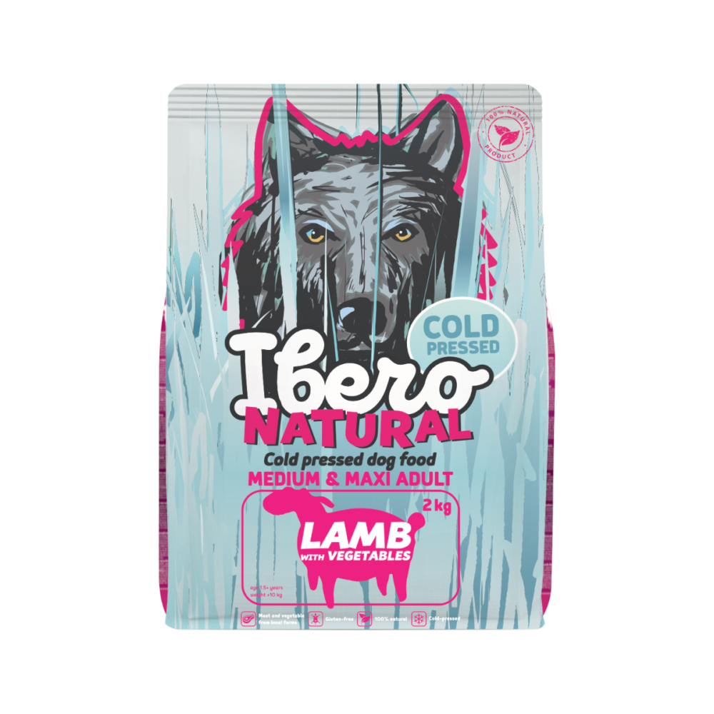 Ibero Cold Press Dog Medium & Maxi Adult Lamb